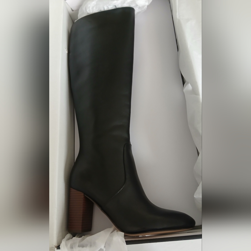 Nine West Otton Tall Leather Dress Boot Size 6m Nwt